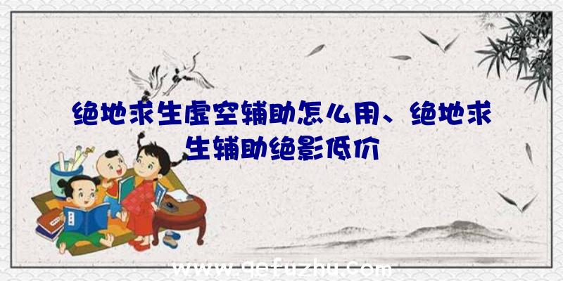 绝地求生虚空辅助怎么用、绝地求生辅助绝影低价