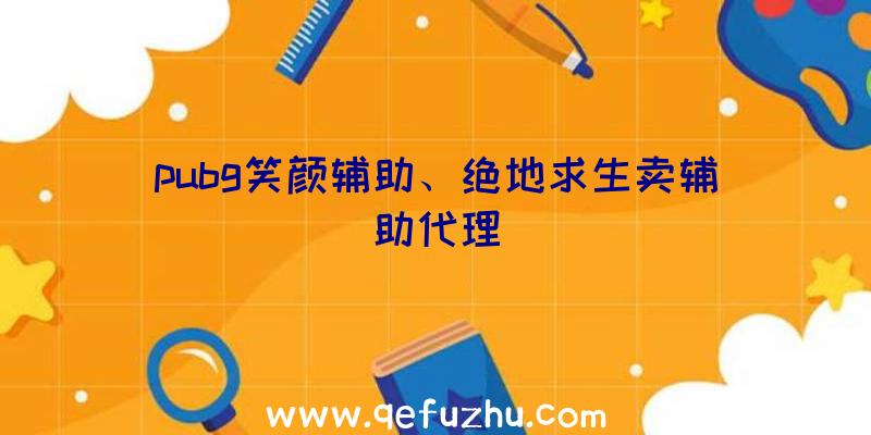 pubg笑颜辅助、绝地求生卖辅助代理