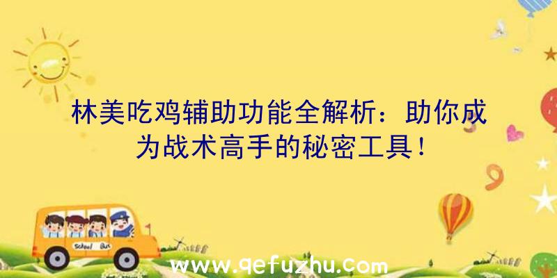 林美吃鸡辅助功能全解析：助你成为战术高手的秘密工具！