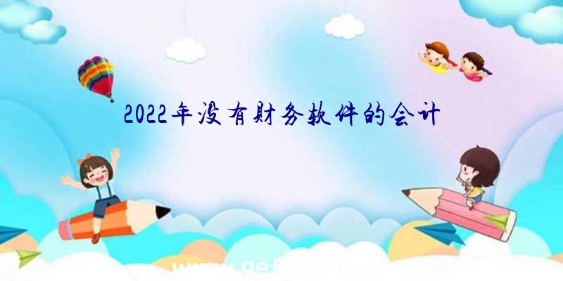 2022年没有财务软件的会计