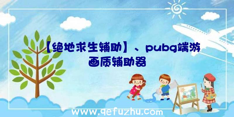 【绝地求生辅助】、pubg端游画质辅助器