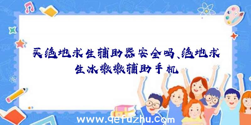 买绝地求生辅助器安全吗、绝地求生冰墩墩辅助手机