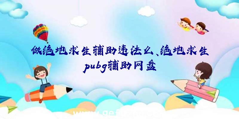 做绝地求生辅助违法么、绝地求生pubg辅助网盘