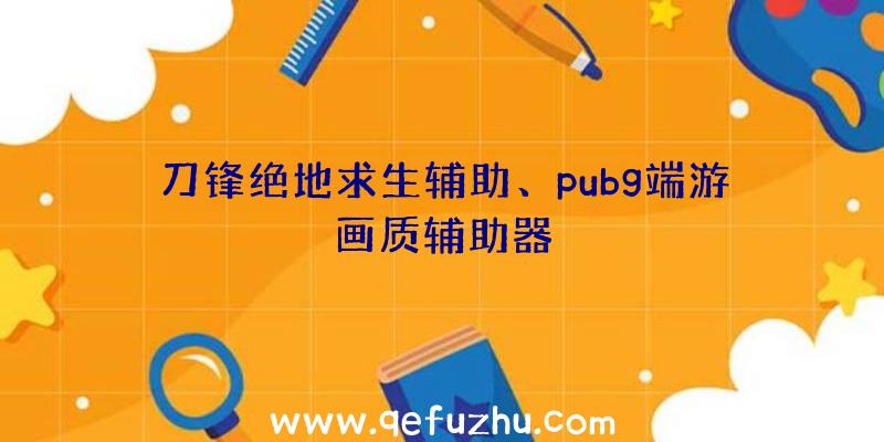 刀锋绝地求生辅助、pubg端游画质辅助器