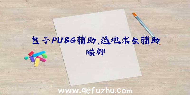 包子PUBG辅助、绝地求生辅助瞄脚