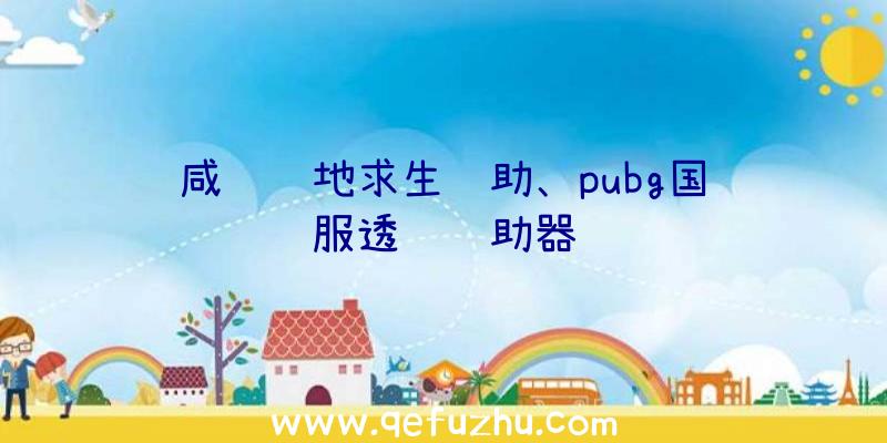 咸鱼绝地求生辅助、pubg国际服透视辅助器