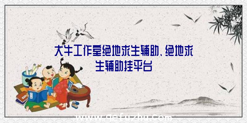 大牛工作室绝地求生辅助、绝地求生辅助挂平台