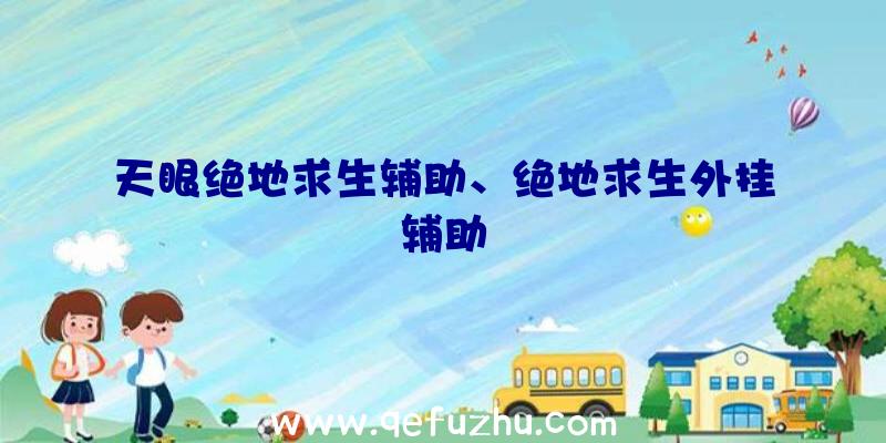 天眼绝地求生辅助、绝地求生外挂辅助