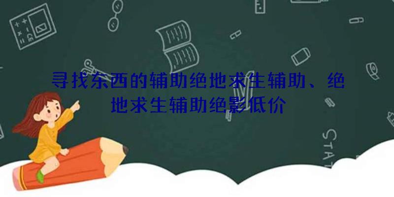 寻找东西的辅助绝地求生辅助、绝地求生辅助绝影低价