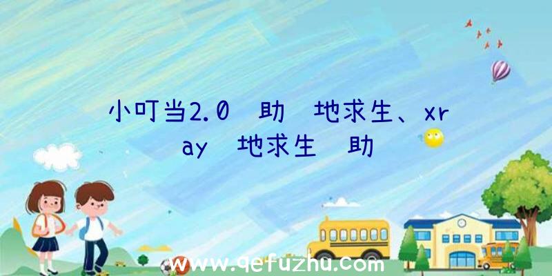 小叮当2.0辅助绝地求生、xray绝地求生辅助