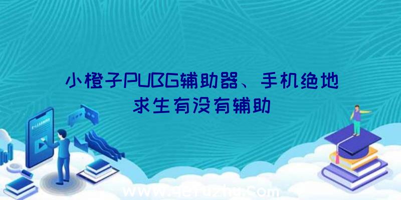 小橙子PUBG辅助器、手机绝地求生有没有辅助