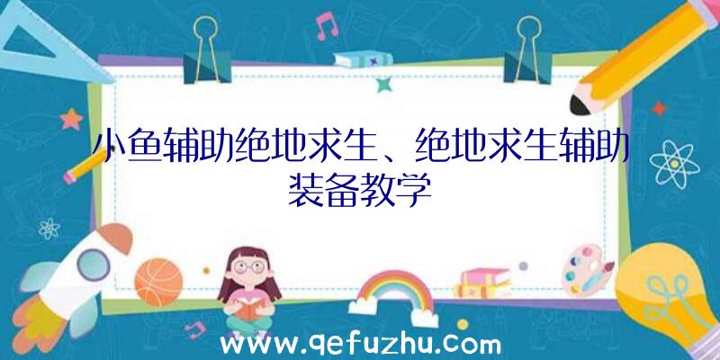 小鱼辅助绝地求生、绝地求生辅助装备教学