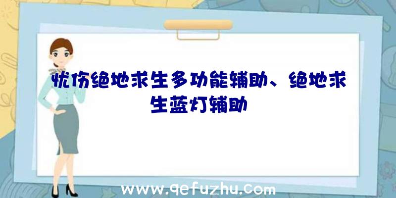 忧伤绝地求生多功能辅助、绝地求生蓝灯辅助