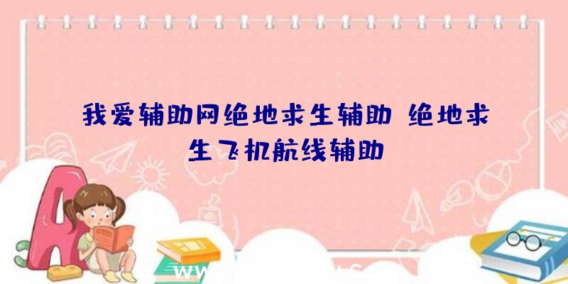 我爱辅助网绝地求生辅助、绝地求生飞机航线辅助