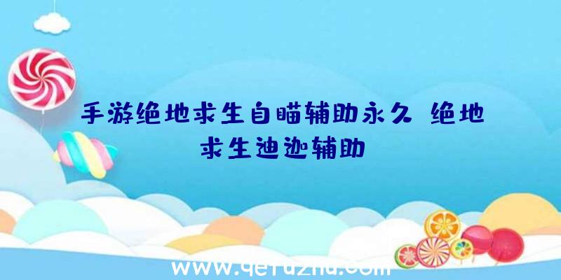 手游绝地求生自瞄辅助永久、绝地求生迪迦辅助