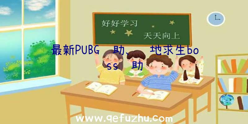 最新PUBG辅助、绝地求生boss辅助