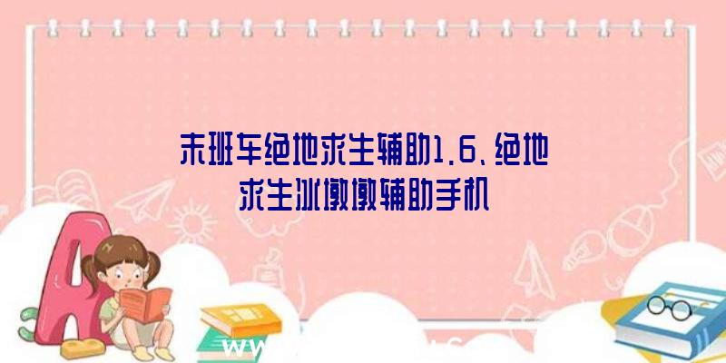 末班车绝地求生辅助1.6、绝地求生冰墩墩辅助手机