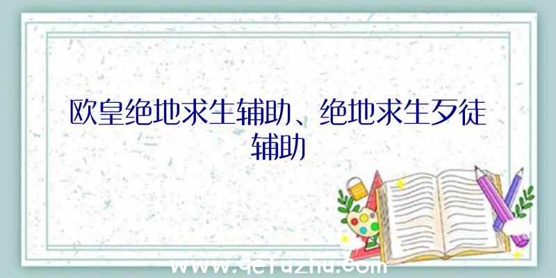 欧皇绝地求生辅助、绝地求生歹徒辅助