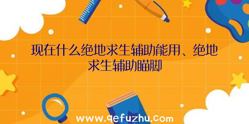 现在什么绝地求生辅助能用、绝地求生辅助瞄脚