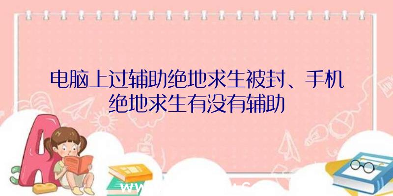 电脑上过辅助绝地求生被封、手机绝地求生有没有辅助