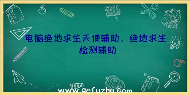 电脑绝地求生天使辅助、绝地求生