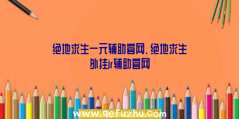 绝地求生一元辅助官网、绝地求生外挂jr辅助官网