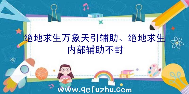 绝地求生万象天引辅助、绝地求生内部辅助不封