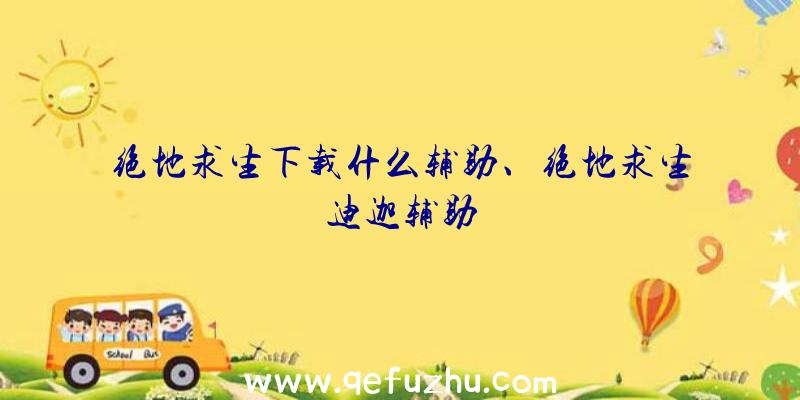 绝地求生下载什么辅助、绝地求生迪迦辅助