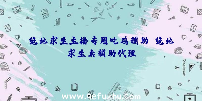 绝地求生主播专用吃鸡辅助、绝地求生卖辅助代理