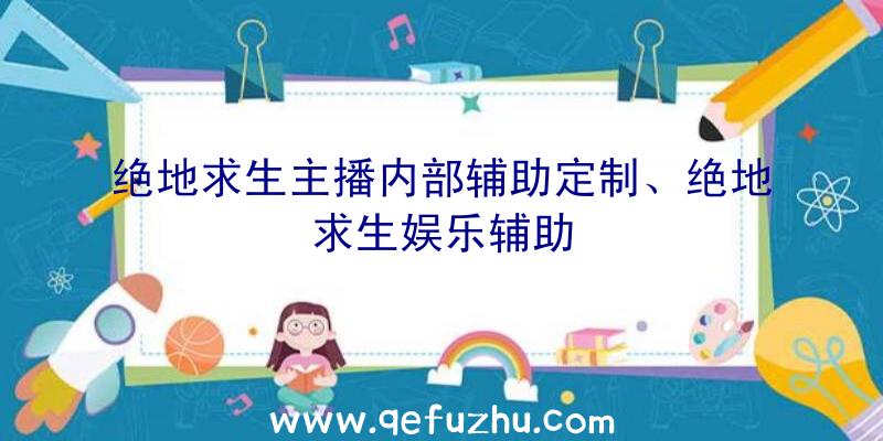 绝地求生主播内部辅助定制、绝地求生娱乐辅助