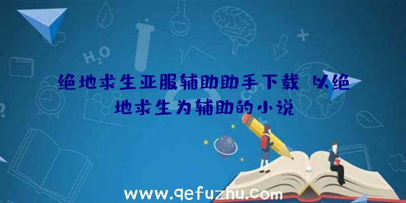 绝地求生亚服辅助助手下载、以绝地求生为辅助的小说