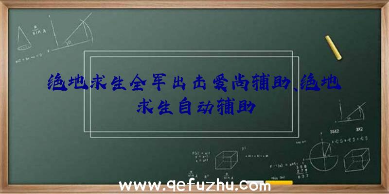 绝地求生全军出击爱尚辅助、绝地求生自动辅助