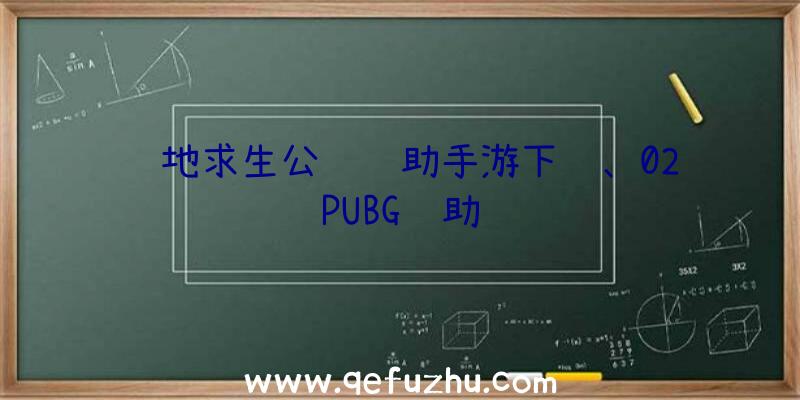 绝地求生公鸡辅助手游下载、02PUBG辅助