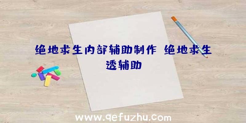 绝地求生内部辅助制作、绝地求生透辅助