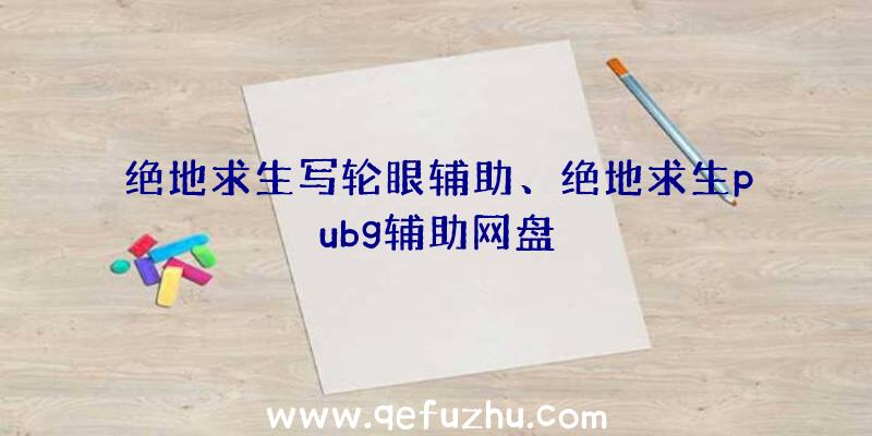 绝地求生写轮眼辅助、绝地求生pubg辅助网盘