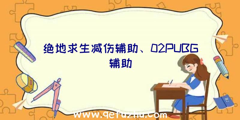 绝地求生减伤辅助、02PUBG辅助