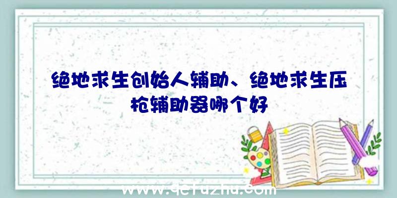 绝地求生创始人辅助、绝地求生压枪辅助器哪个好