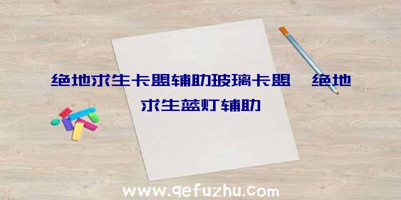 绝地求生卡盟辅助玻璃卡盟、绝地求生蓝灯辅助