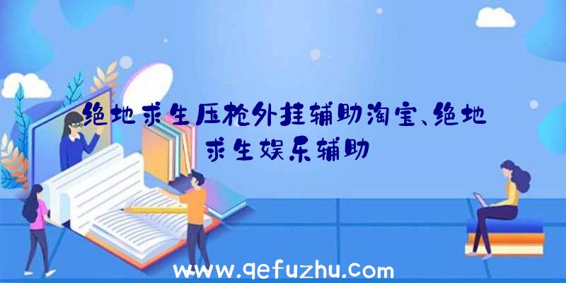 绝地求生压枪外挂辅助淘宝、绝地求生娱乐辅助