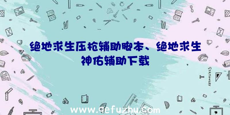 绝地求生压枪辅助脚本、绝地求生神佑辅助下载