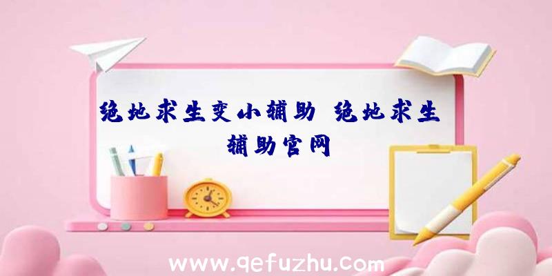 绝地求生变小辅助、绝地求生be辅助官网