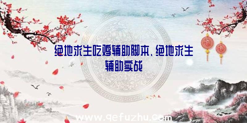 绝地求生吃鸡辅助脚本、绝地求生辅助实战