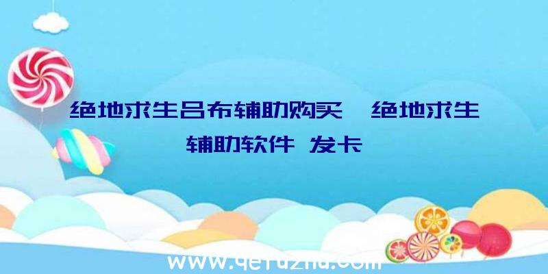 绝地求生吕布辅助购买、绝地求生辅助软件