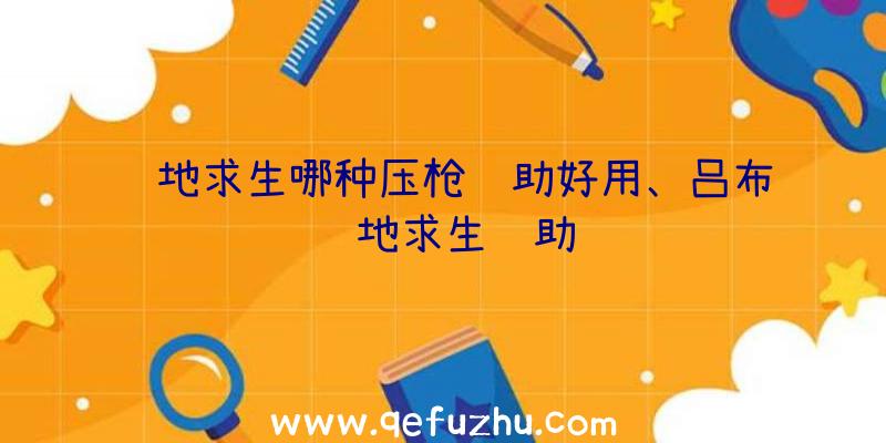 绝地求生哪种压枪辅助好用、吕布绝地求生辅助