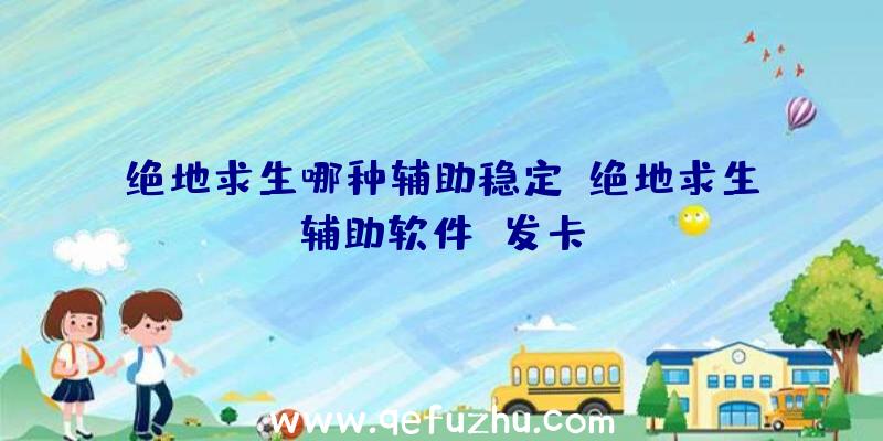 绝地求生哪种辅助稳定、绝地求生辅助软件