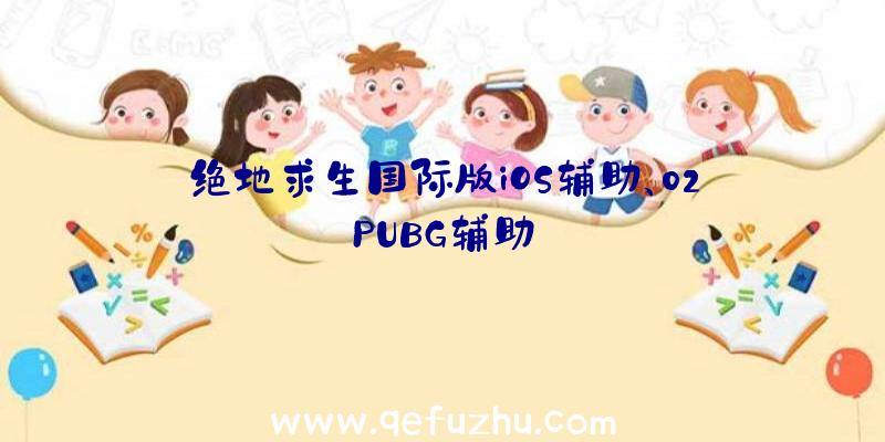 绝地求生国际版iOS辅助、02PUBG辅助