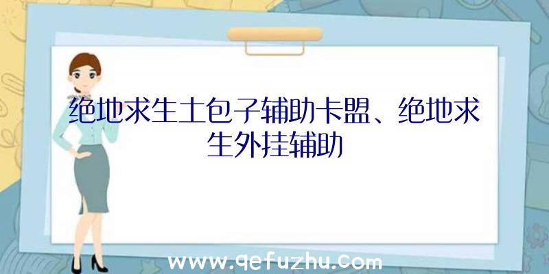 绝地求生土包子辅助卡盟、绝地求生外挂辅助