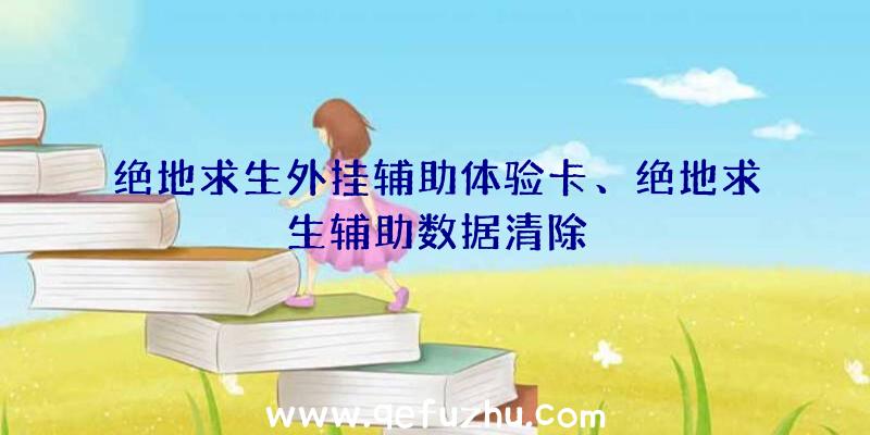 绝地求生外挂辅助体验卡、绝地求生辅助数据清除