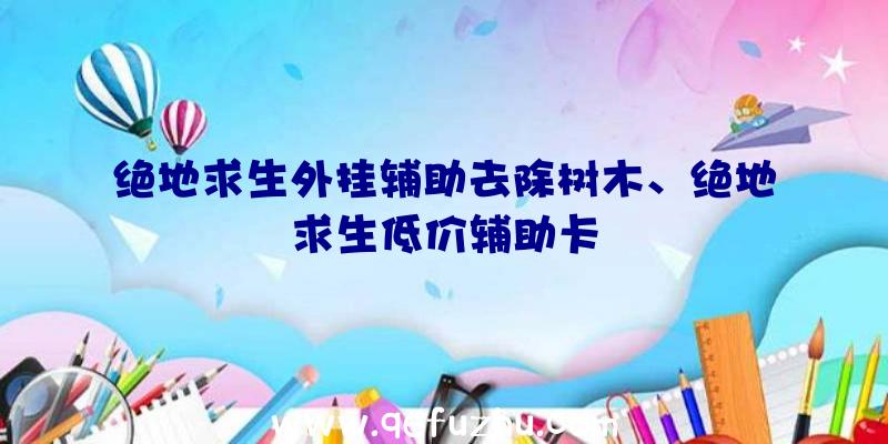 绝地求生外挂辅助去除树木、绝地求生低价辅助卡