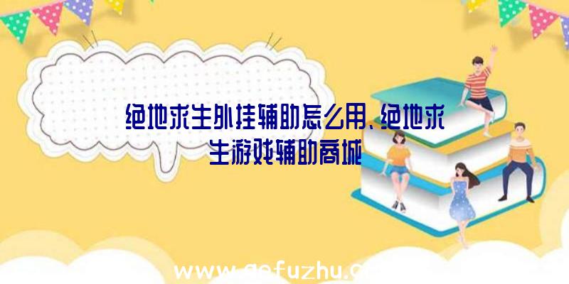 绝地求生外挂辅助怎么用、绝地求生游戏辅助商城